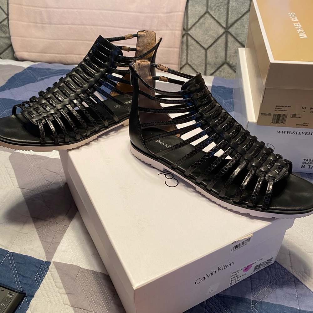 Calvin Klein gladiator sandals